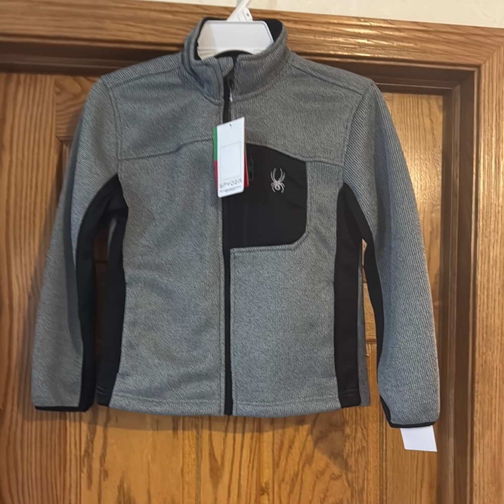 Spyder Boy’s Gray and Black Jacket